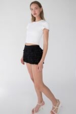 Ruffle Tiered Mini Bloomer Short - Image 3