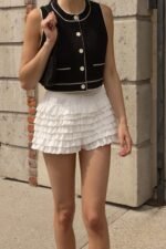 Ruffle Tiered Mini Bloomer Short