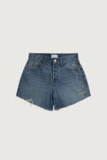 Mid-Rise Jean Short With Distressing - Image 5