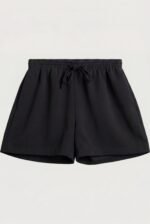 Crepe Drawstring Waist Short - Image 5
