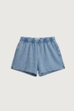 Garment Dyed Cotton Elastic Waist Short - Image 4