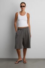 Vintage Wash Sweatshort - Image 2