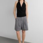 Pleated Chino Short