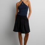 Pleated Wide Leg Cullote Short