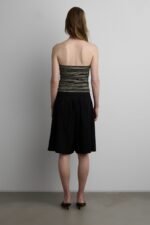Pleated Wide Leg Cullote Short - Image 4