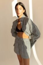 Cotton Poplin Striped Short - Image 6