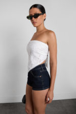 Low Rise Micro Jean Short - Image 2