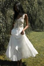 Tiered Skirt With Elastic Waistband - Image 4