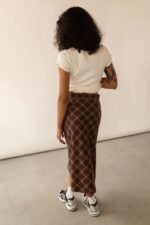 Plaid Midi Skirt - Image 4
