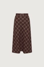 Plaid Midi Skirt - Image 6