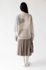 Midi Pleated Asymmetrical Skirt - Image 6