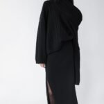 Wrap Maxi Suiting Skirt