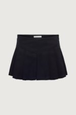 Pleated Twill Mini Skort - Image 5