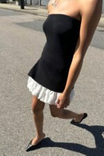 Bubble Hem Mini Skirt - Image 4