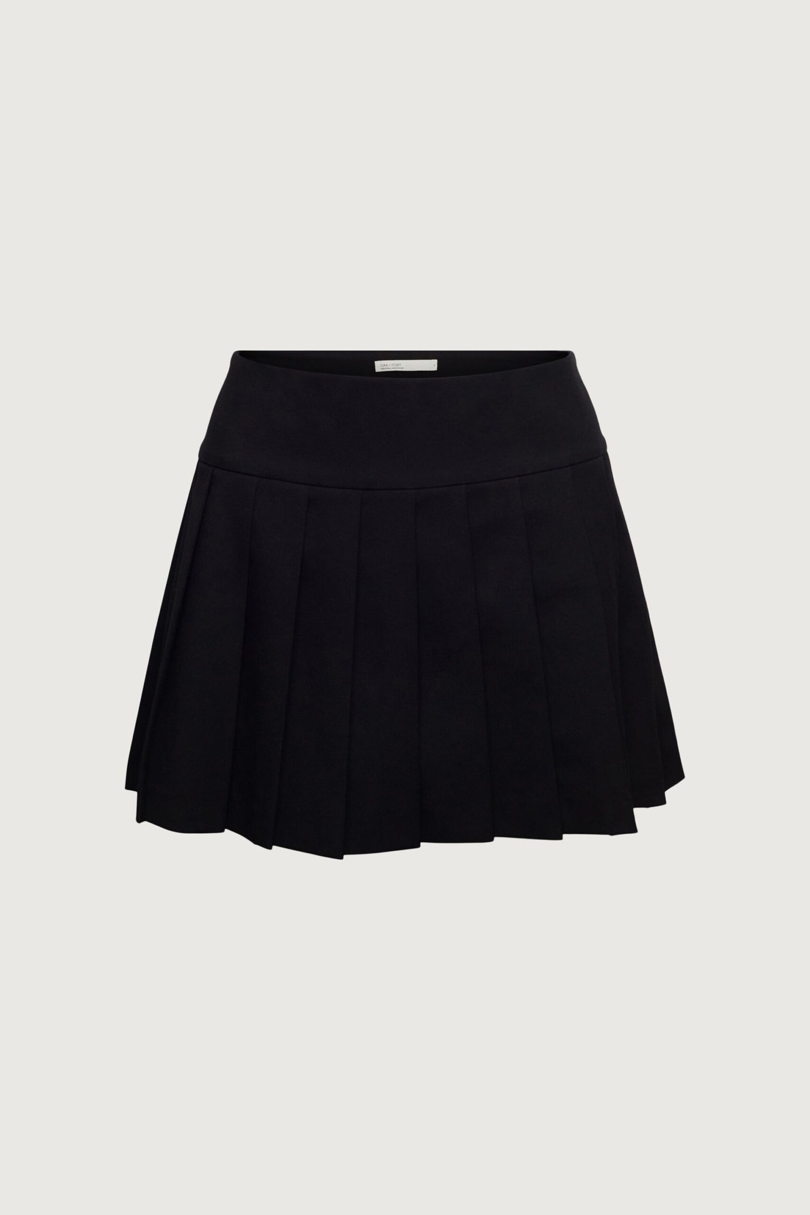 Skirt-13624_Black-1.jpg Mini Pleated Suiting Skirt - Image 1
