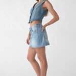 Denim Mini Skirt