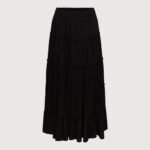 Tiered Midi Skirt