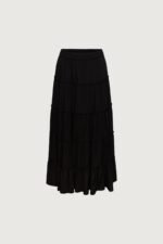 Tiered Midi Skirt