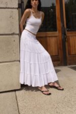 Tiered Midi Skirt - Image 2