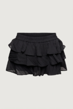 Ruffled Tiered Chiffon Mini Skort - Image 2
