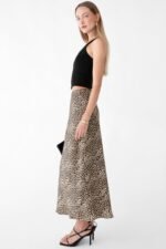 Satin Midi Slip Skirt - Image 3