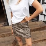 Satin Mini Skirt