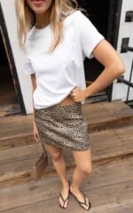 Satin Mini Skirt