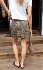 Satin Mini Skirt - Image 4