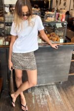 Satin Mini Skirt - Image 6