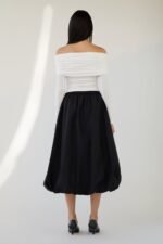 Bubble Hem Midi Skirt - Image 6