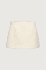 Boucle Wool Blend Mini Skirt - Image 6