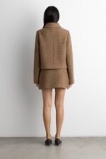 Boucle Wool Blend Mini Skirt - Image 3