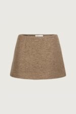 Boucle Wool Blend Mini Skirt - Image 4