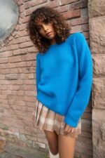 Pleated Plaid Mini Skirt - Image 6