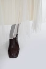 Reversible Layered Pleated Midi Skirt - Image 4