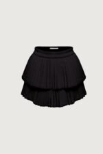 Pleated Tiered Mini Skort - Image 4