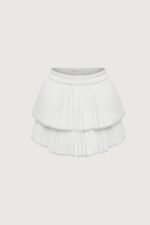 Pleated Tiered Mini Skort - Image 6