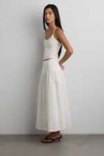 Linen Midi Skirt - Image 5