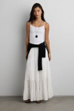 Tiered Maxi Skirt