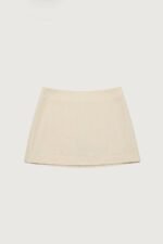 Linen Blend Mini Skirt - Image 6