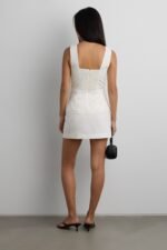 Linen Blend Mini Skirt - Image 4