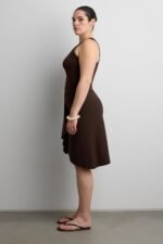 Front Drape Midi Skirt - Image 5