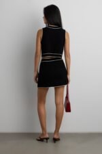 Knit Mini Skirt - Image 3