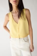 Button Front Tank