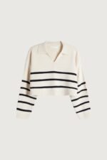 Collared Stripe Sweater - Image 5