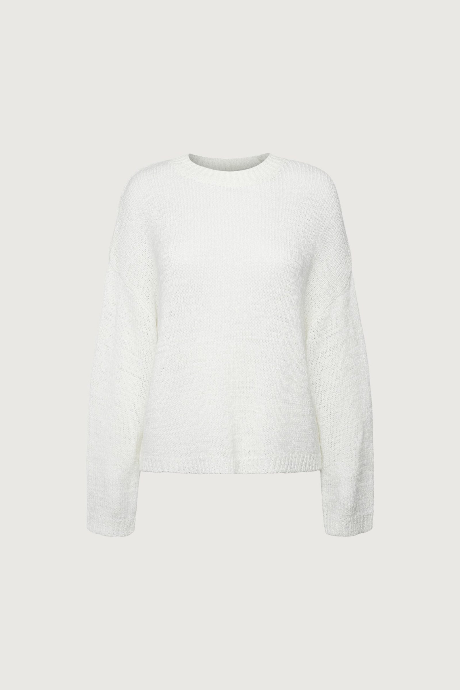 Sweater-12287_Cream-1.jpg Crewneck Sweater - Image 1
