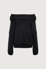 Oversized Slouchy Off The Shoulder Sweater - Image 3