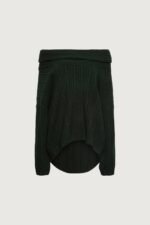 Oversized Slouchy Off The Shoulder Sweater - Image 2
