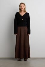 V-Neck Wrap Sweater - Image 2