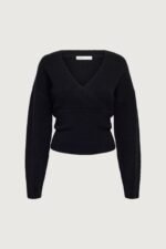 V-Neck Wrap Sweater - Image 6